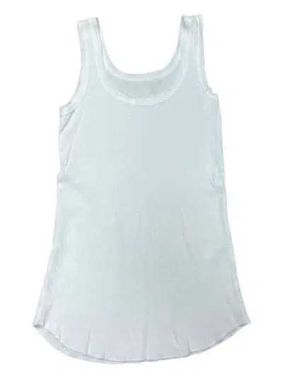 Crown Jewel Thermal Scoop Tank In White In Multi