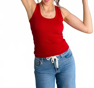 Crown Jewel Women's Tiburon Tank Top In Ruby In Red