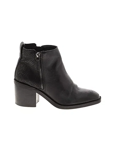 Pre-owned Crown Vintage Ankle Boots In Black