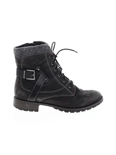 Pre-owned Crown Vintage Ankle Boots In Black