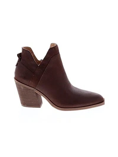 Pre-owned Crown Vintage Ankle Boots In Brown