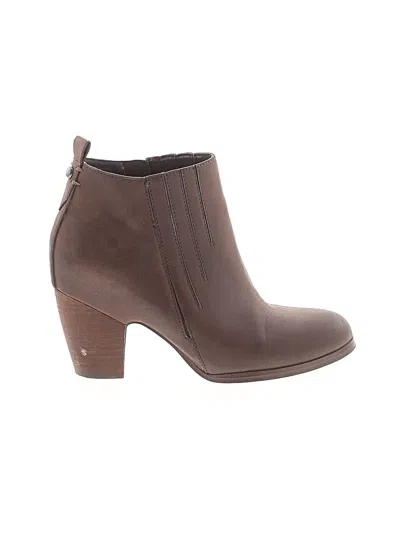 Pre-owned Crown Vintage Ankle Boots In Brown
