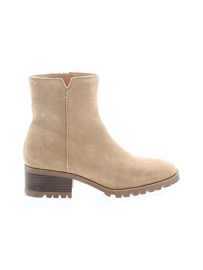 Pre-owned Crown Vintage Ankle Boots In Tan