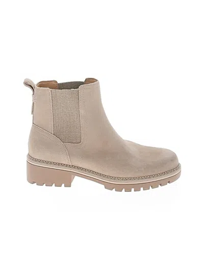 Pre-owned Crown Vintage Ankle Boots In Tan
