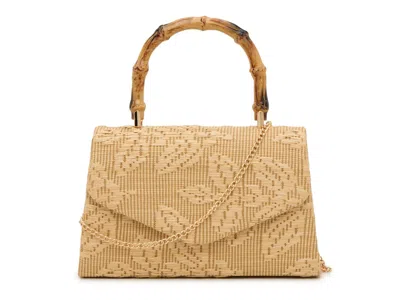 Crown Vintage Bamboo Handle Satchel In Brown