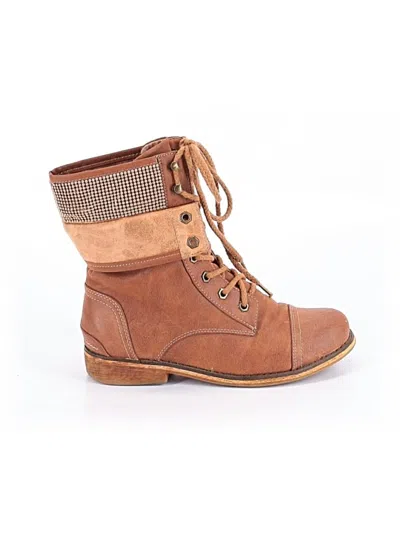 Pre-owned Crown Vintage Boots In Brown