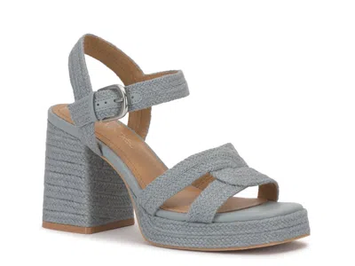 Crown Vintage Daniya Platform Sandal In Blue