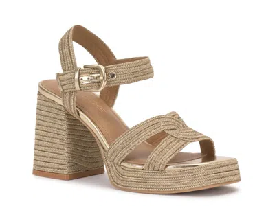 Crown Vintage Daniya Platform Sandal In Gold