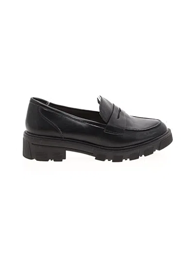 Pre-owned Crown Vintage Flats In Black