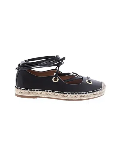 Pre-owned Crown Vintage Flats In Black