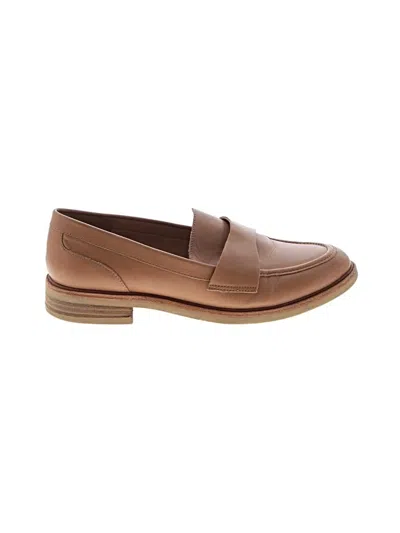 Pre-owned Crown Vintage Flats In Brown