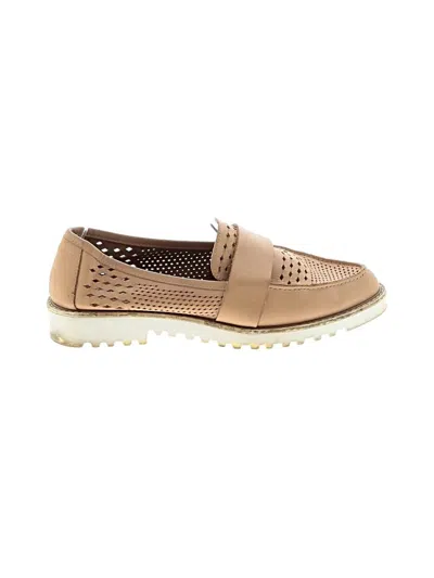 Pre-owned Crown Vintage Flats In Tan