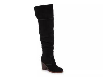 Crown Vintage Gio Overtheknee Boot In Black