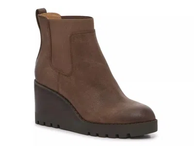 Crown Vintage Marleen Wedge Chelsea Boot In Brown