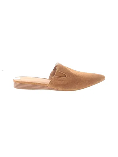 Pre-owned Crown Vintage Mule/clog In Tan
