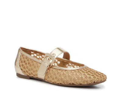 Crown Vintage Nalahni Mary Jane Flat In Brown
