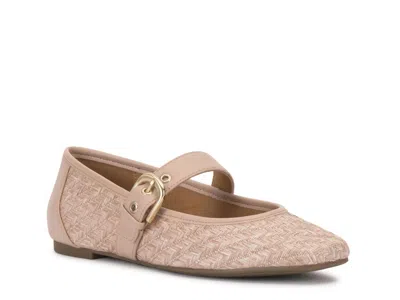 Crown Vintage Nalahni Mary Jane Flat In Pink