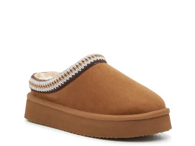 Crown Vintage Princel Platform Slipper In Brown