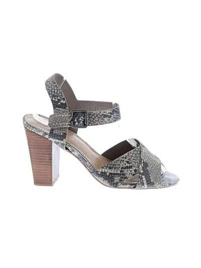 Pre-owned Crown Vintage Sandals In Gray