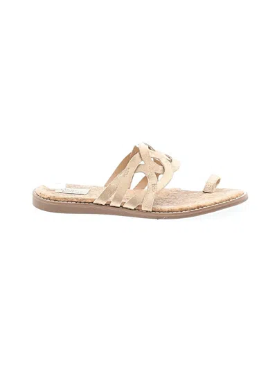 Pre-owned Crown Vintage Sandals In Tan