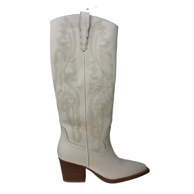 Crown Vintage Sila Boots White Pepper Cv-sila Women's In Silver