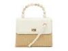 Crown Vintage Stone Handle Satchel In Multi