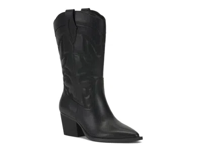 Crown Vintage Syra Western Bootie In Black