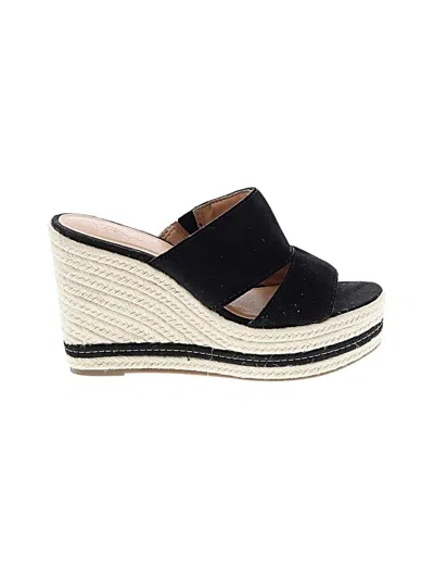 Pre-owned Crown Vintage Wedges In Black