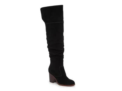 Crown Vintage Wide Width Gio Wide Calf Overtheknee Boot In Black