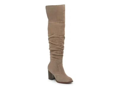 Crown Vintage Wide Width Gio Wide Calf Overtheknee Boot In Gray