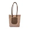 Crow's Room Women's Tote Bag In Beige In Sand