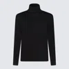 Cruciani Man Turtleneck Black Size 46 Wool