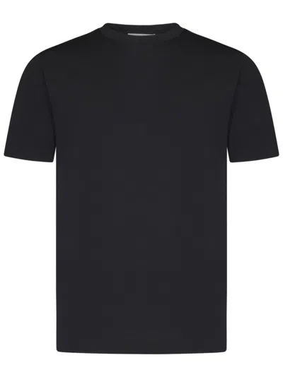 CRUCIANI CRUCIANI BLACK CREW NECK T-SHIRT