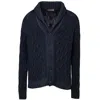 Cruciani Cardigan Trecce In Cashmere  In Blue