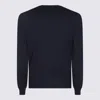 Cruciani Man Sweater Midnight Blue Size 44 Cotton