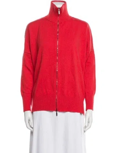 Pre-owned Cruciani Cashmere Jacket In Red