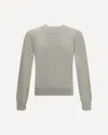 Cruciani Crew-neck Fine-knit Sweater In Green