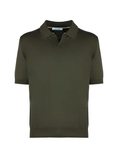 Cruciani Collared T-shirt In Green