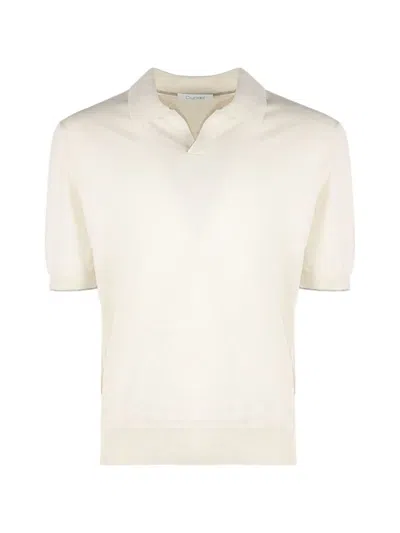 Cruciani Collared T-shirt In Neutral
