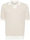 Cruciani Cotton Polo Shirt In Neutrals