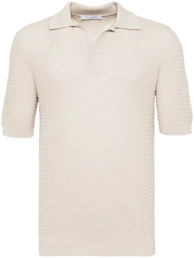 Cruciani Klassisches Poloshirt In Nude