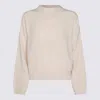 CRUCIANI CRUCIANI CREAM WOOL KNITWEAR