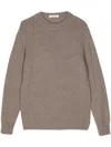 Cruciani Crew-neck Cashmere Jumper In Neutrals
