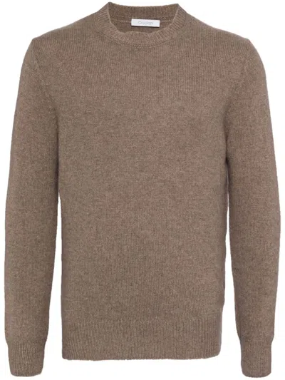 Cruciani Crew-neck Jumper In Neutrals