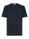 Cruciani Crew-neck Short-sleeve T-shirt In Blue