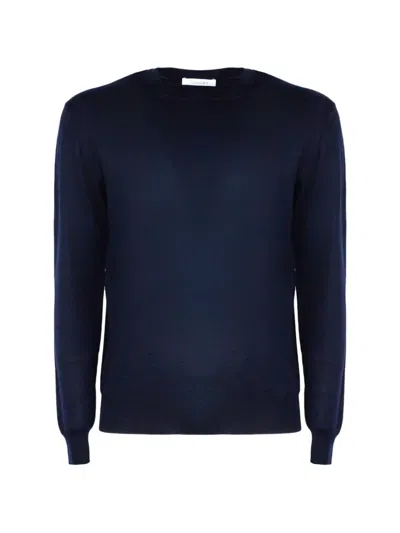 Cruciani Crew-neck Sweater In Blue