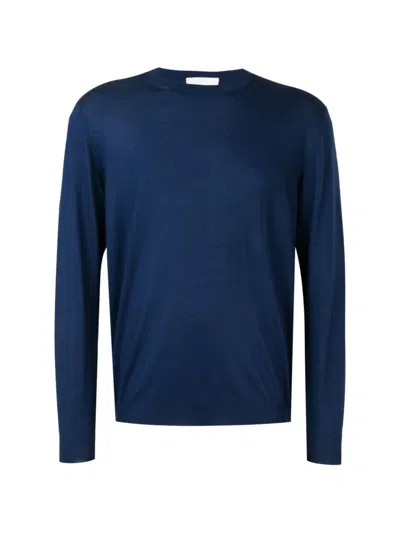Cruciani Crew-neck Sweater In Blue
