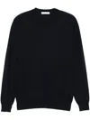 Cruciani Crew-neck Sweater In Blue