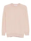 Cruciani Crew Neck Sweater In Neutral