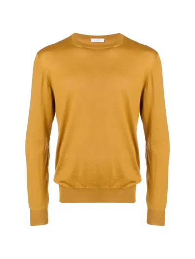 Cruciani Crew-neck Sweater In Yellow